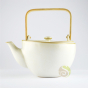 Théière haut de gamme porcelaine beige 0.75ml design