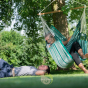 Hamac certifié Gots chaise en coton bio Habana agave La siesta