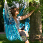 Grand fauteuil hamac lounger HABANA azur La Siesta