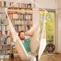 Grand choix lounger hamac 3 personnes HABANA latte
