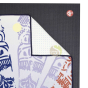 Serviette éponge chakra blue Manduka tapis de yoga antidérapante 