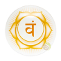 chakra sacré autocollant à coller résistant et lavable