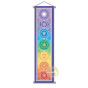 Suspension bannière 7 chakras tibétaine polyester 