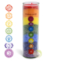 Bougie 7 chakras arc-en-ciel rainbow harmonie équilibre 