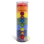 7 chakras bougie rainbow arc-en-ciel bienfaits
