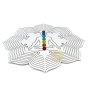 Mobile chakra suspension décoration design jardin zen méditation