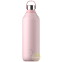 Bouteille trekking 1L 24h fraicheur réutilisable Chilly's blush pink