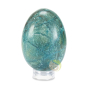 Chrysocolle pierre de réconfort en forme d’œuf minérale naturelle 