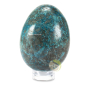 Chrysocolle du Pérou pierre de réconfort en forme d’œuf minérale naturelle 