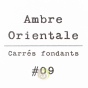 Cire parfumée ambre orientale parfum d'ambiance diffusion bougie