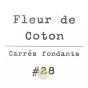 Carré fondants parfum d'intérieur cire parfumée fleur de coton