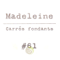 Désodorisant madeleine cire parfumée de maison senteur fleuri