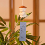Carillon céramique japonais jizo de 31 cm protection de son habitat