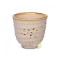 Tasse beige céramique émaillée tisane infusion