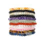 Bracelet perles 4mm pierre minérale bijoux fantaisies naturelles