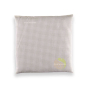 Coussin carré chauffant beige garni de graine de colza 