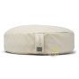 Coussin doux sand en coton déhoussable garni de cosse de sarrasin et de polyester recyclé