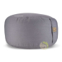 coussin gris déhoussable coton bio garni de cosses de sarrasin