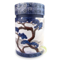 boite 150g rangement thé infusion tisane plante médicinales Eigenart crane blue