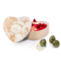Coffret cœur fleurs de thé blanc Creano fabrication manuelle