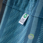 Cumbia organic certifié GOTS blue zebra fauteuil hamac