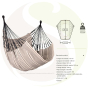 Fiche technique Cumbia zebra organic fauteuil hamac