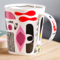 Mug grande contenance Malaga en céramique bone China Cupti