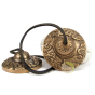 Crotales tingsha dragon cymbales rituel tibétain