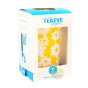 Tisanière double paroi daisy yellow filtre inoxydable amovible