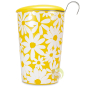 Tisanière daisy yellow Teaeve double paroi avec filtre inox
