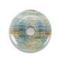 Pendentif Pi chinois en aragonite Ø 40mm pièce unique