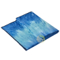 Serviette teinte à la main Equa Manduka pacific blue