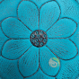 Support pour bâton et cône d'encens turquoise en fonte design lotus Iwachu