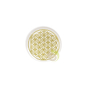 3D fleur de vie sticker autocollant couleur or
