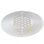 Fleur de vie suspension mobile acier inoxydable zen méditation