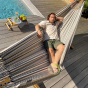 Hamac grande taille kingsize La Siesta flora zebra
