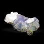 Collection fluorite pierre de concentration et de méditation, multiple couleur