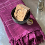 Peshtamal améthyste dolce coton bio certifié GOTS