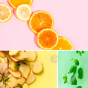 Galet effervescent orange, gingembre et menthe Dresdner Essenz