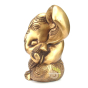 Ganesh statue métal couleur or dieu hindou déco intérieur