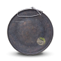Gong guérison son terre Ø 55 cm noir et or méditation