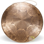 Gong tibétain fleur de vie et mandala en bronze de Ø 40 cm