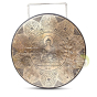 Gong tibétain Ø 60cm Bouddha Shakyamuni et mantra OM