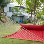 Hamac kingsize à barres grand format La Siesta Alabama red pepper