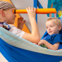 Enfant hamac Moki La Siesta dolphy bleu mer coton bio