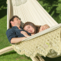 Hamac extensible top qualité coton bio La Siesta bossanova champagne