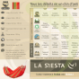 Hamac coton bio 3 places familial Flora chili La Siesta