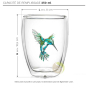 Martin-pêcheur collection Creano 6 verres borosilicate double paroi sansplomb