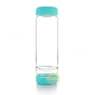 Flacon de voyage INU! en verre VitaJuwel bleu océan