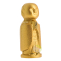Statuette japonaise en fonte doré Jizo protecteur Iwachu